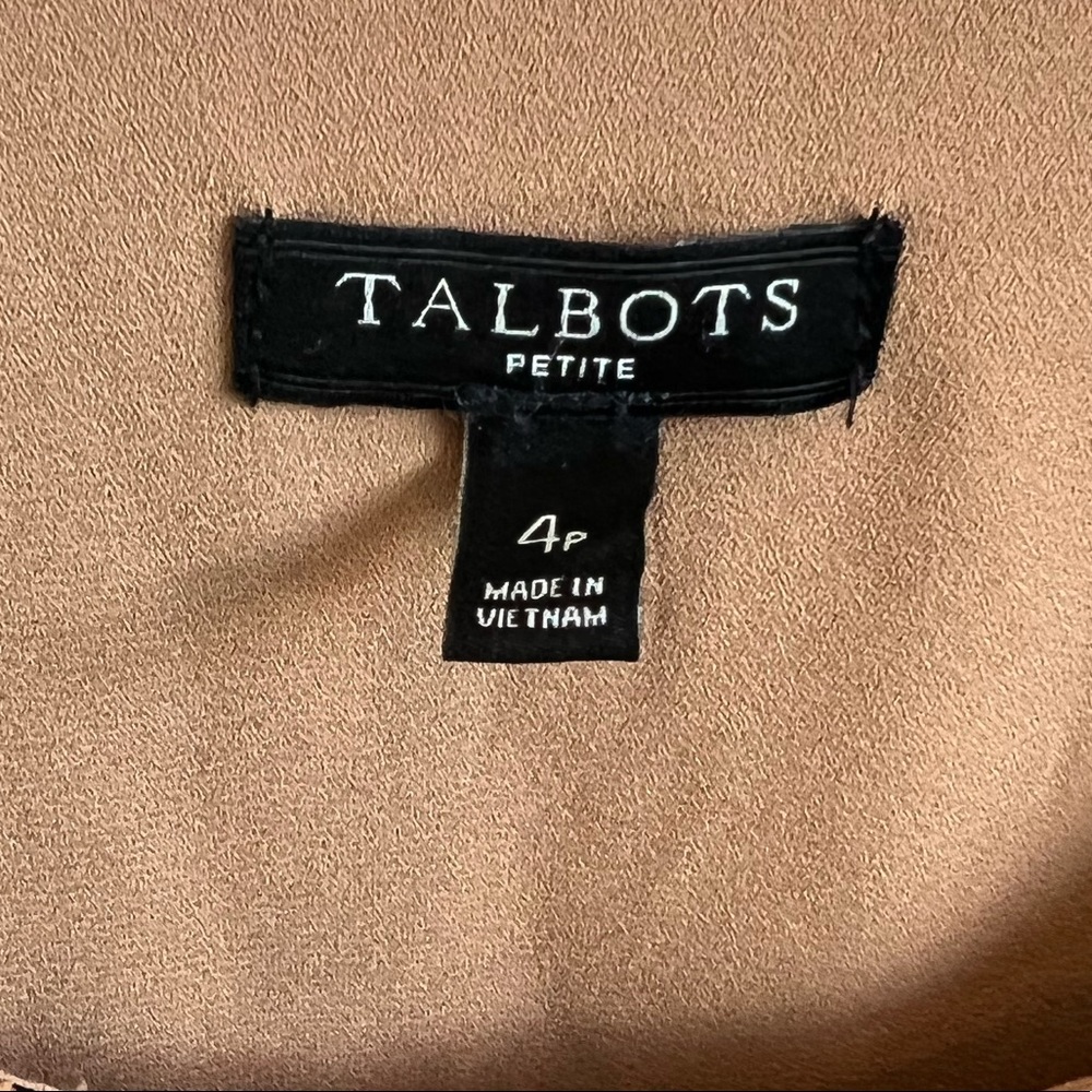 Talbots Soft Leopard Print Fit & Flare Dress Size… - image 7